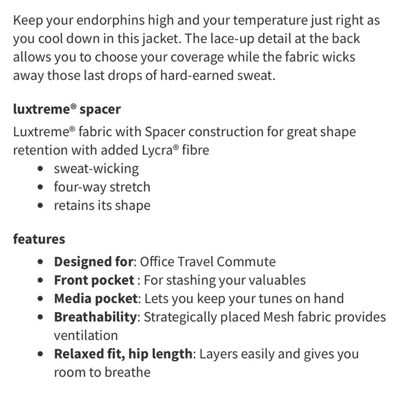 🍋Women’s Lululemon Tied to You Jacket size 6, black🍋 - Picture 4 of 16